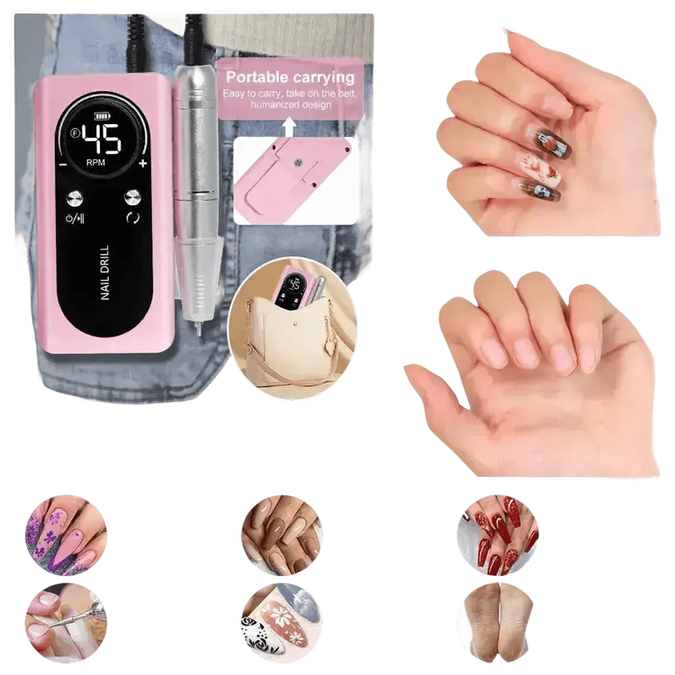 Original 45000rpm Rechargeable Nail Drill drill machine by STRONG PRO Store