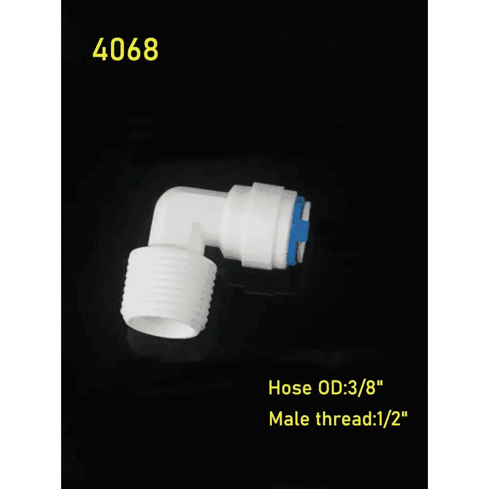 Plastic RO Water Elbow Connector Elbow Connecto by Dropshee