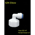 Plastic RO Water Elbow Connector Elbow Connecto by Dropshee