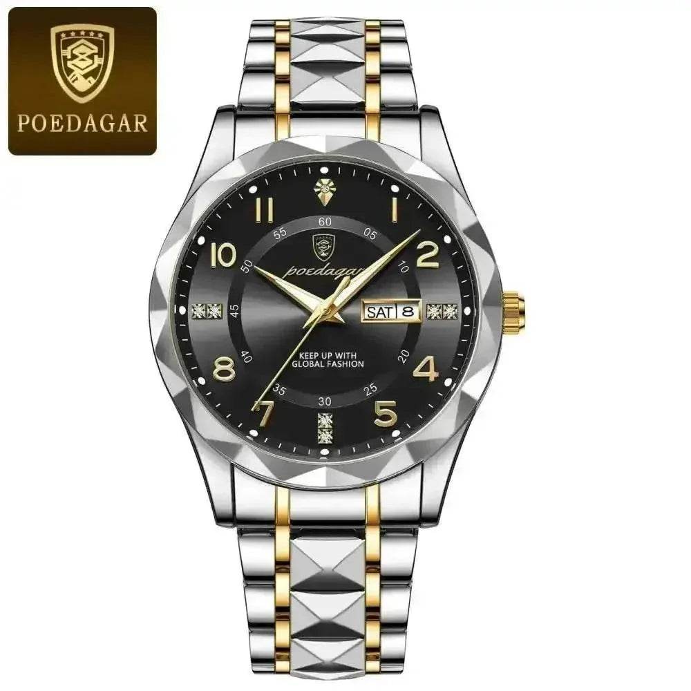 Poedagar Luxury Man Wristwatch men&