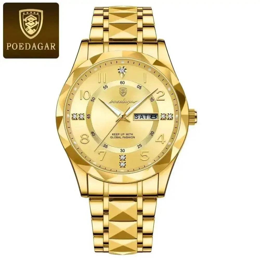 Poedagar Luxury Man Wristwatch men&