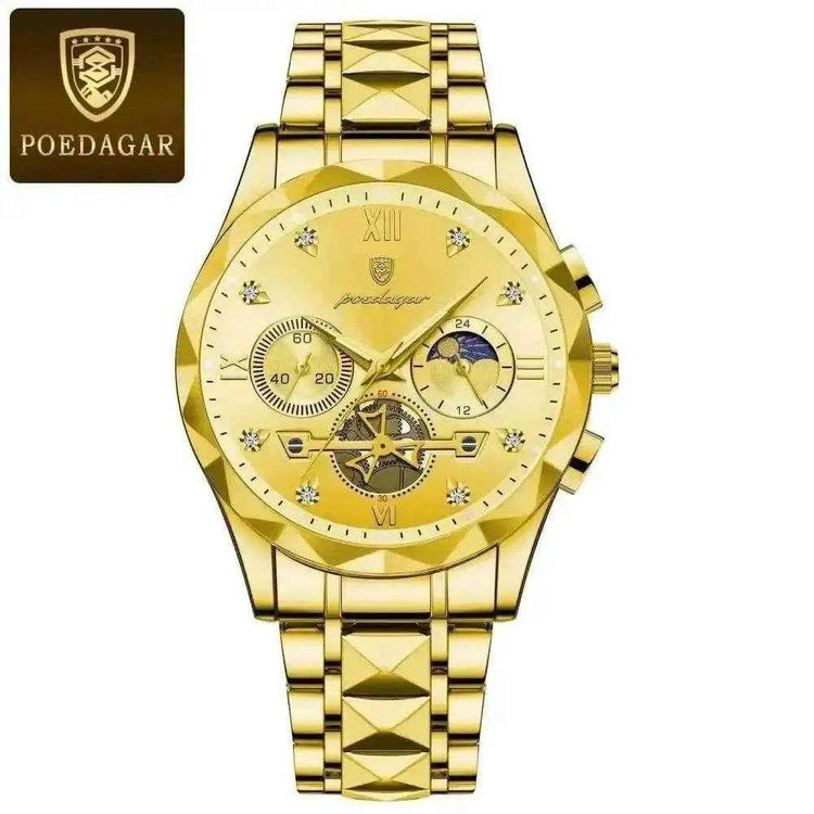 Poedagar Luxury Man Wristwatch men&