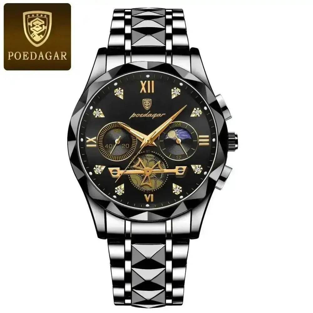 Poedagar Luxury Man Wristwatch men&