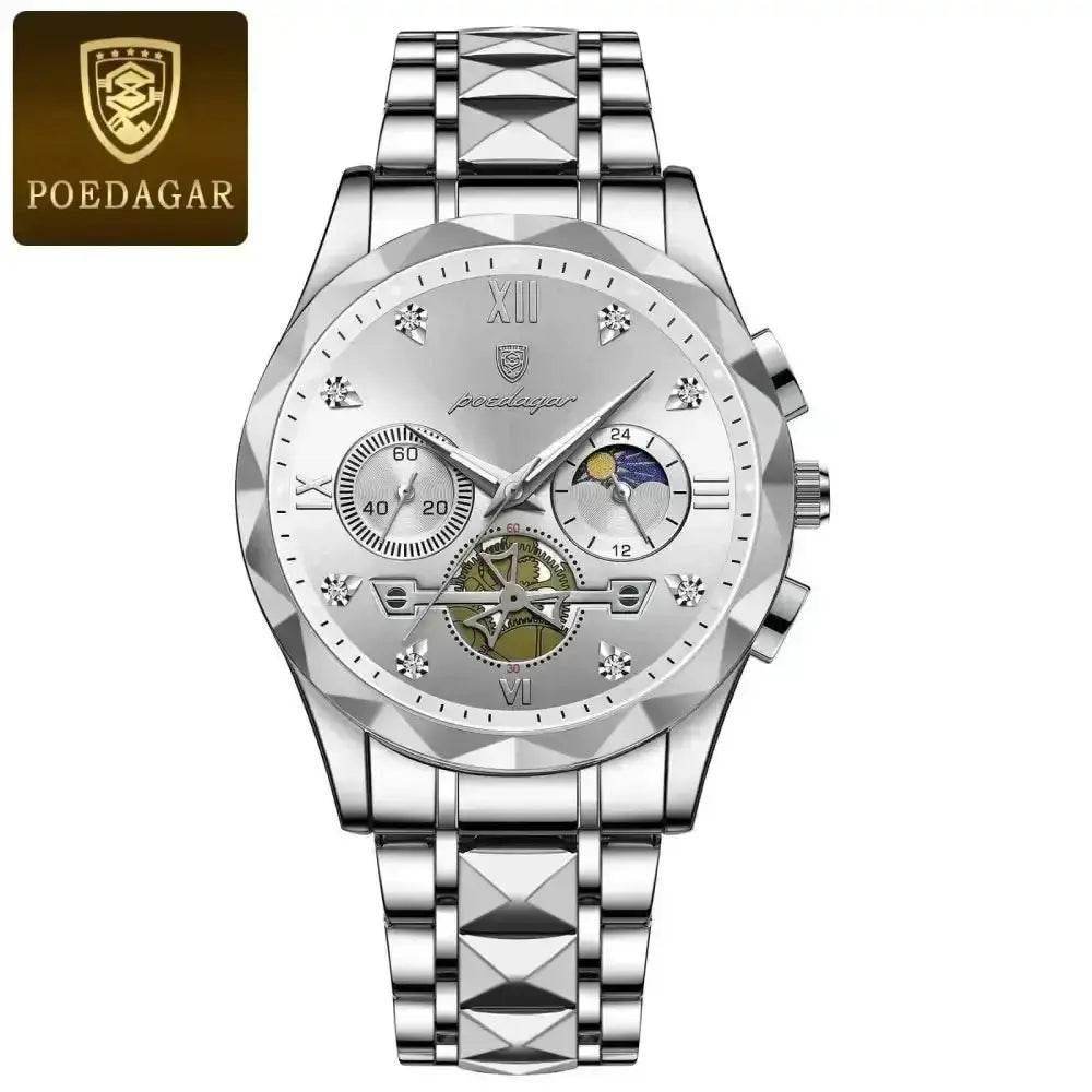 Poedagar Luxury Man Wristwatch men&