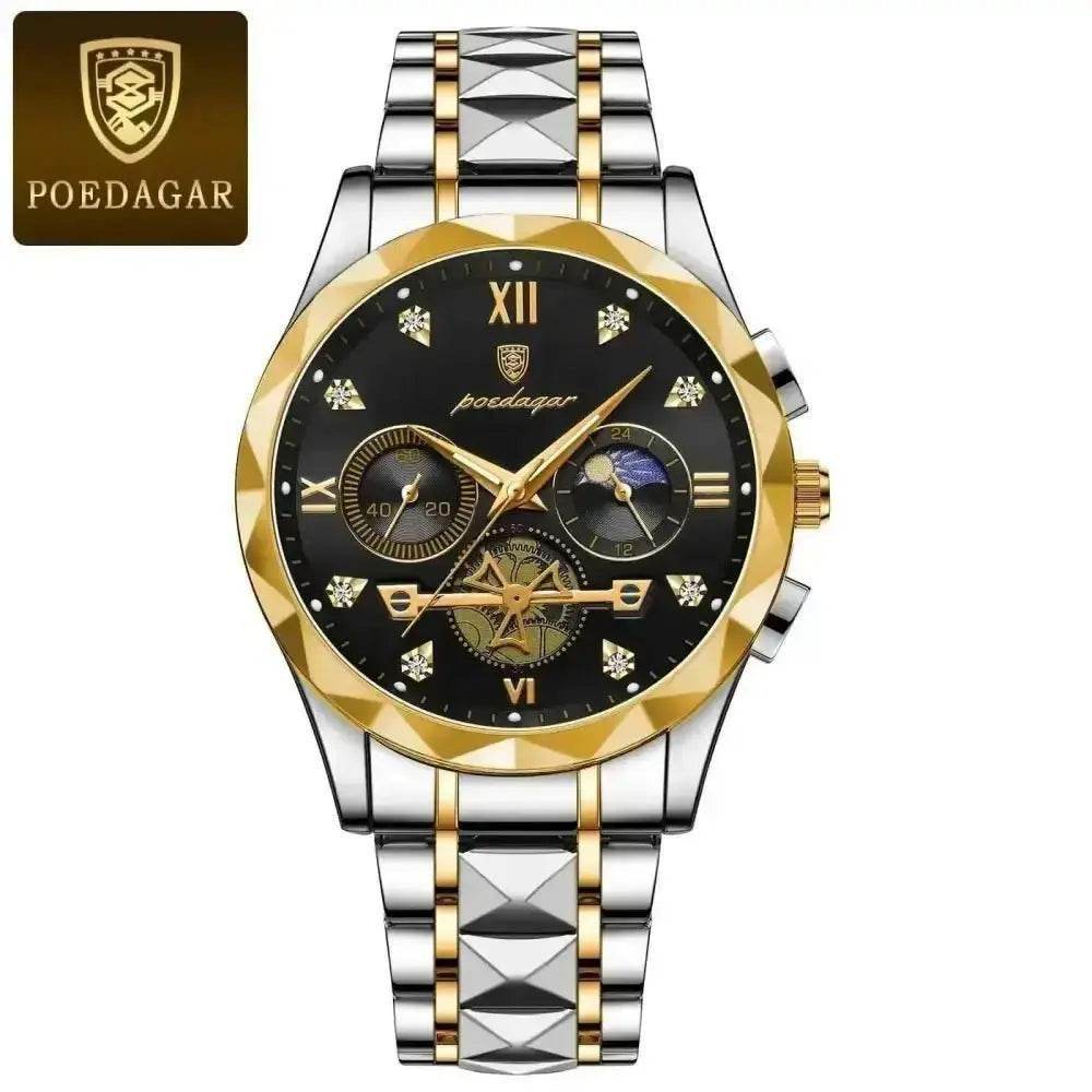 Poedagar Luxury Man Wristwatch men&