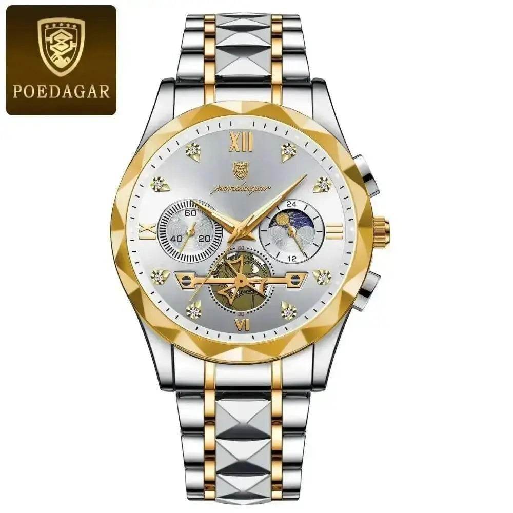 Poedagar Luxury Man Wristwatch men&