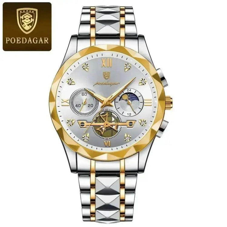 Poedagar Luxury Man Wristwatch men&