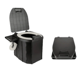 Portable Folding Toilet with Dispenser and Phone Holder portable toilet by TianZe Store Store
