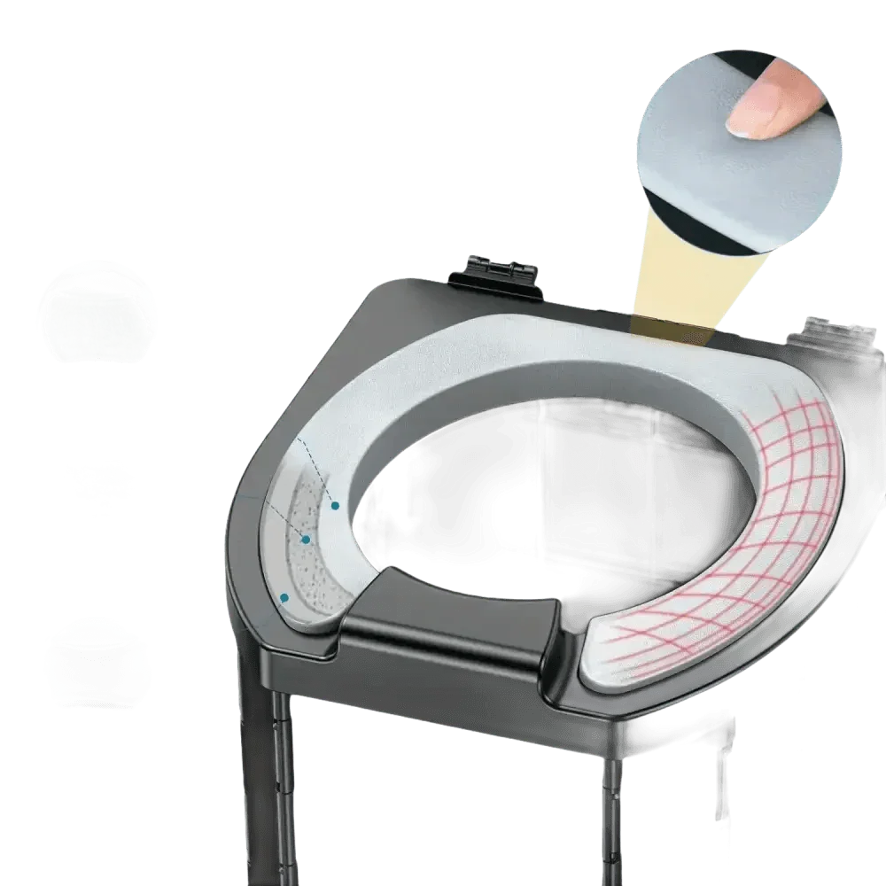 Portable Folding Toilet with Dispenser and Phone Holder portable toilet by TianZe Store Store