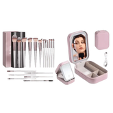 Portable LED Mirror Travel Makeup Box Makeup by DSERS