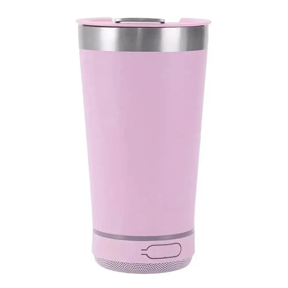Portable Stainless Steel Insulated Cup Wireless BT Speaker Iced Coffee Cup Stereo Subwoofer Sound Box Gifts for Women and Men Music Mug by Dropshee