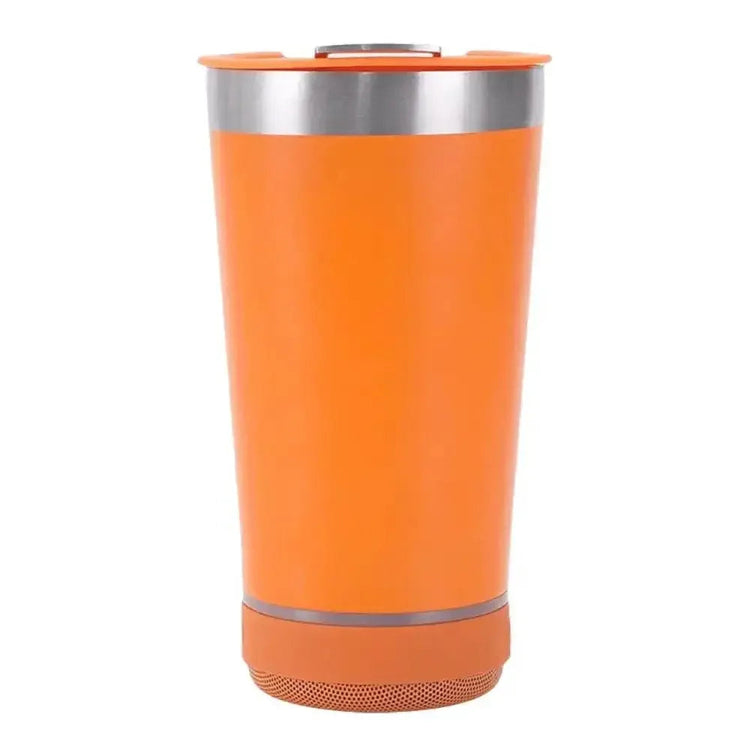 Portable Stainless Steel Insulated Cup Wireless BT Speaker Iced Coffee Cup Stereo Subwoofer Sound Box Gifts for Women and Men Music Mug by Dropshee