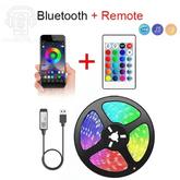 Purple LED Strip Light Television Bluetooth USB LED Strip Light RGB Lights by Sumars Store