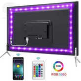 Purple LED Strip Light Television Bluetooth USB LED Strip Light RGB Lights by Sumars Store