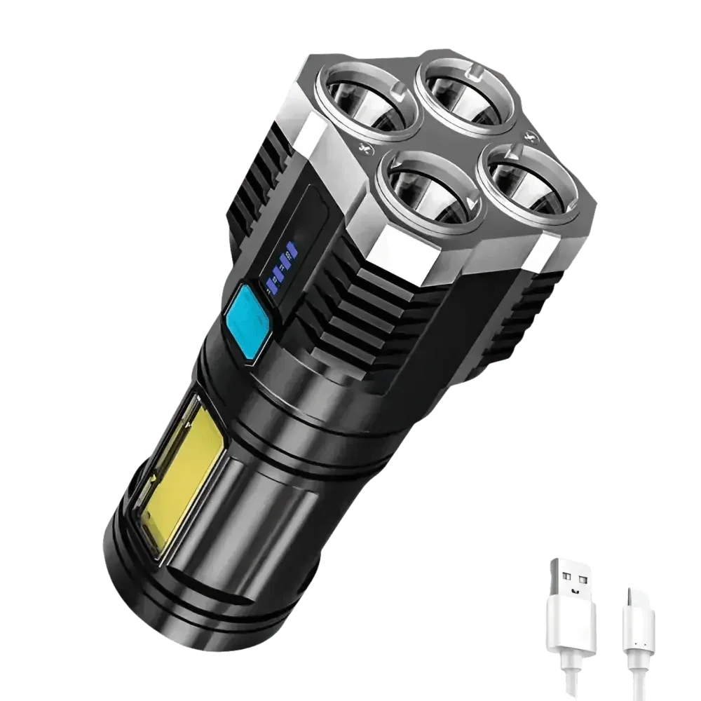 Quad Light Handheld Ultimate Lighting Solution flashlight by Nanahi Store