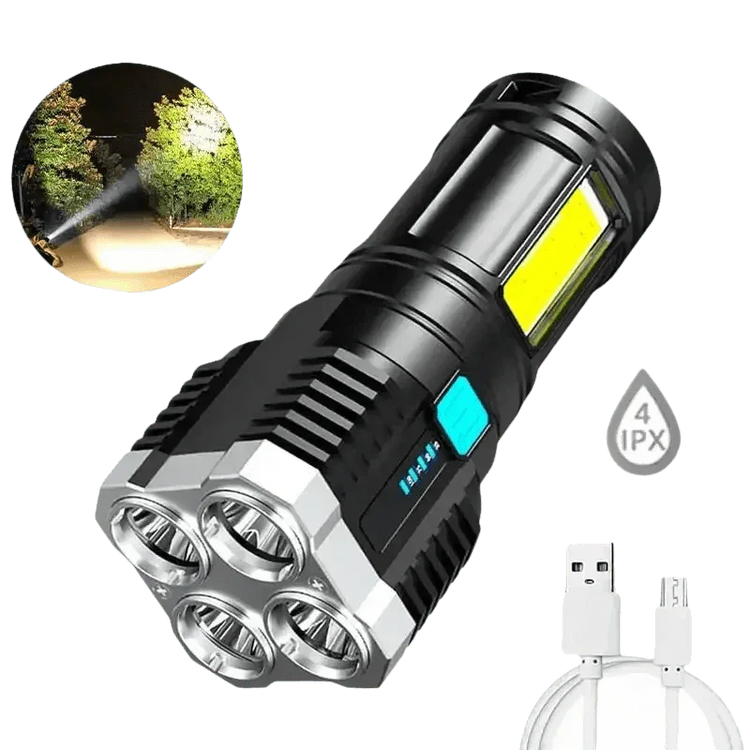 Quad Light Handheld Ultimate Lighting Solution flashlight by Nanahi Store