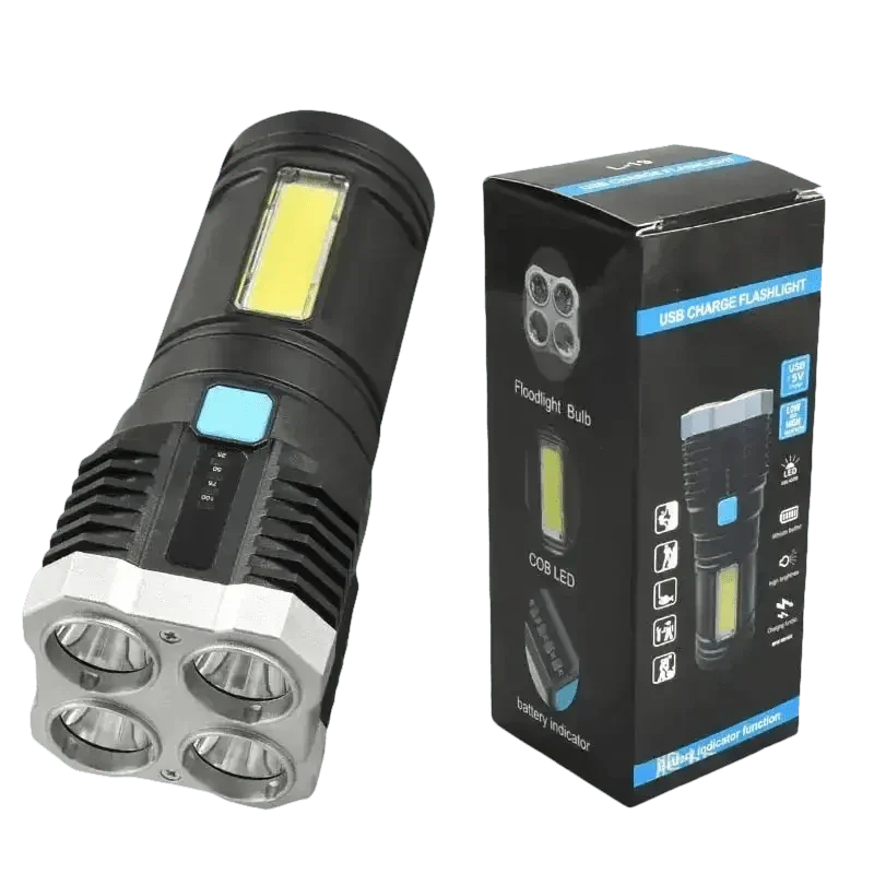 Quad Light Handheld Ultimate Lighting Solution flashlight by Nanahi Store