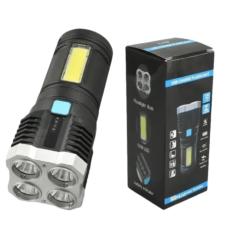 Quad Light Handheld Ultimate Lighting Solution flashlight by Nanahi Store