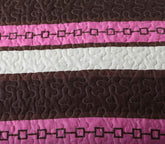 DaDa Bedding Bohemian Purple Blooms Floral Garden Pink Brown Bedspread Set (KBJ1629) Quilts by DaDalogy Bedding Collection