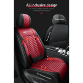 Red and Black Car Seat Cover Set Car seat cover by GiFiFY