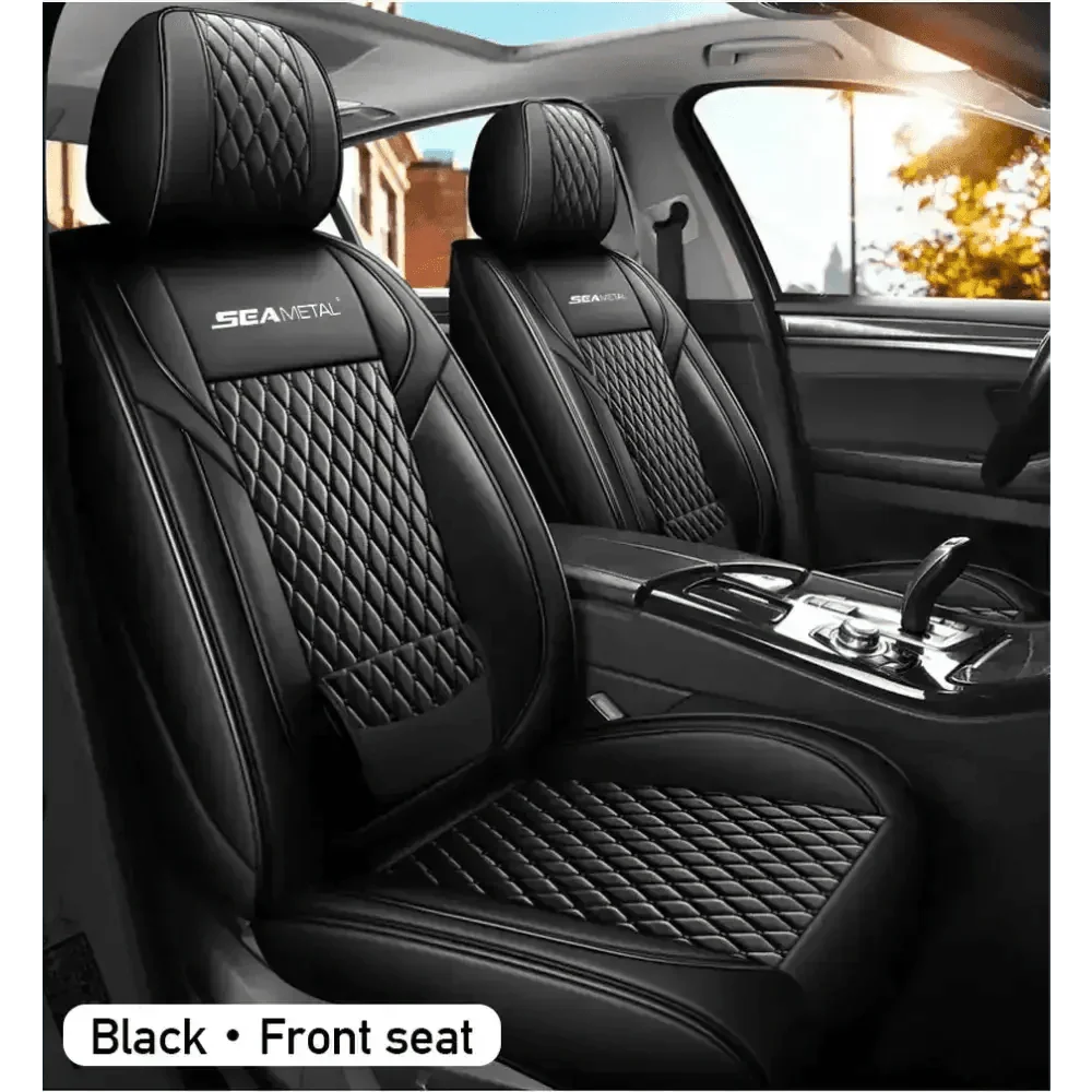 Red and Black Car Seat Cover Set Car seat cover by GiFiFY