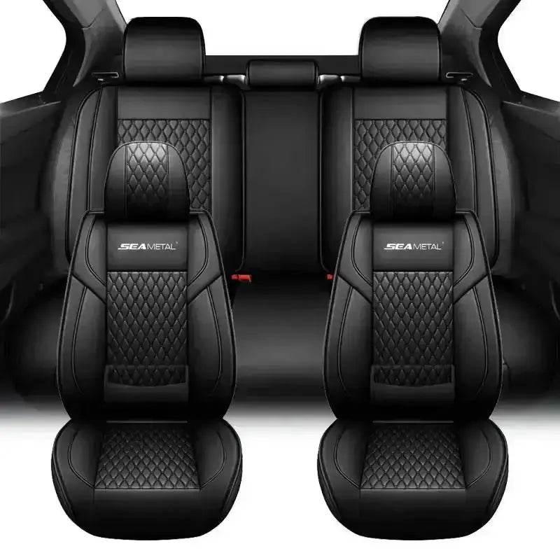 Red and Black Car Seat Cover Set Car seat cover by GiFiFY
