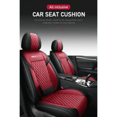 Red and Black Car Seat Cover Set Car seat cover by GiFiFY