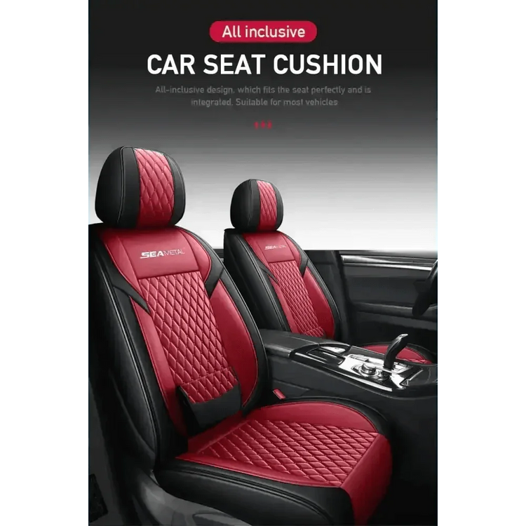 Red and Black Car Seat Cover Set Car seat cover by GiFiFY