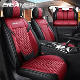 Red and Black Car Seat Cover Set Car seat cover by GiFiFY