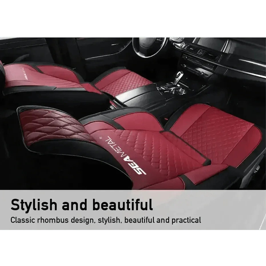 Red and Black Car Seat Cover Set Car seat cover by GiFiFY