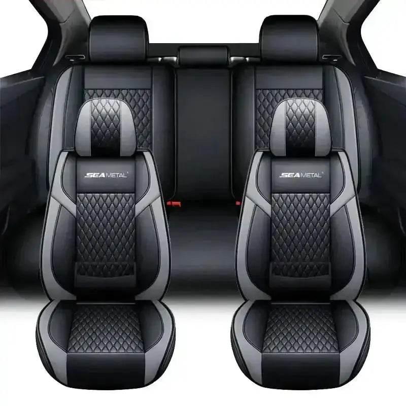 Red and Black Car Seat Cover Set Car seat cover by GiFiFY