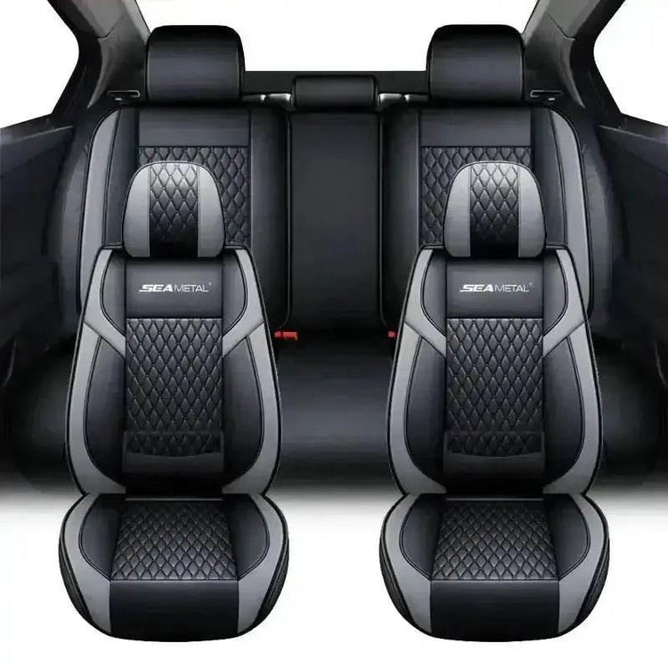Red and Black Car Seat Cover Set Car seat cover by GiFiFY