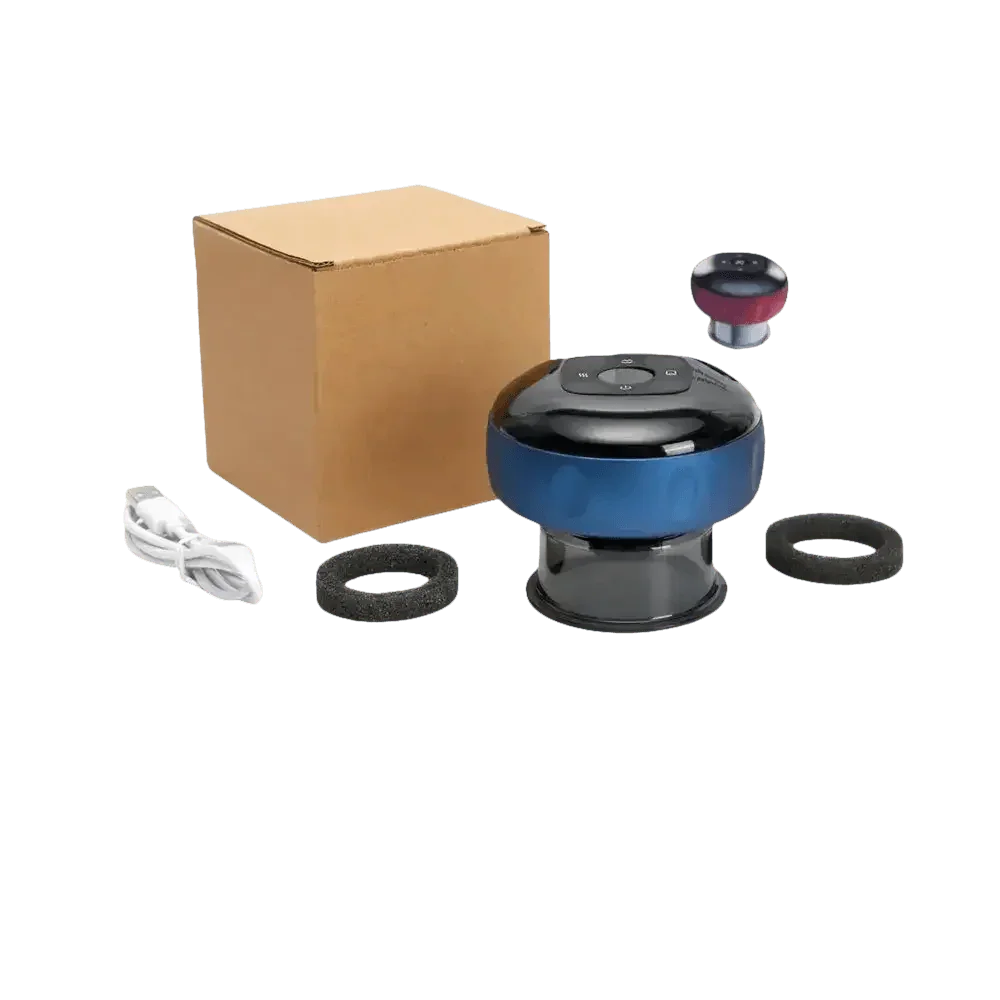 Electric Vacuum Cupping Massager Red Light Heating Electric Vacuum Cupping Massager by MOKARLE Healthy Life Store