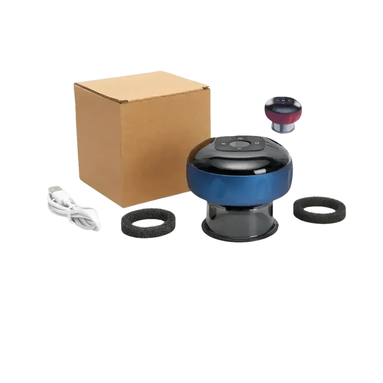 Electric Vacuum Cupping Massager Red Light Heating Electric Vacuum Cupping Massager by MOKARLE Healthy Life Store