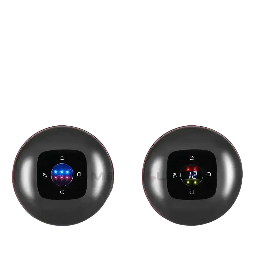 Electric Vacuum Cupping Massager Red Light Heating Electric Vacuum Cupping Massager by MOKARLE Healthy Life Store