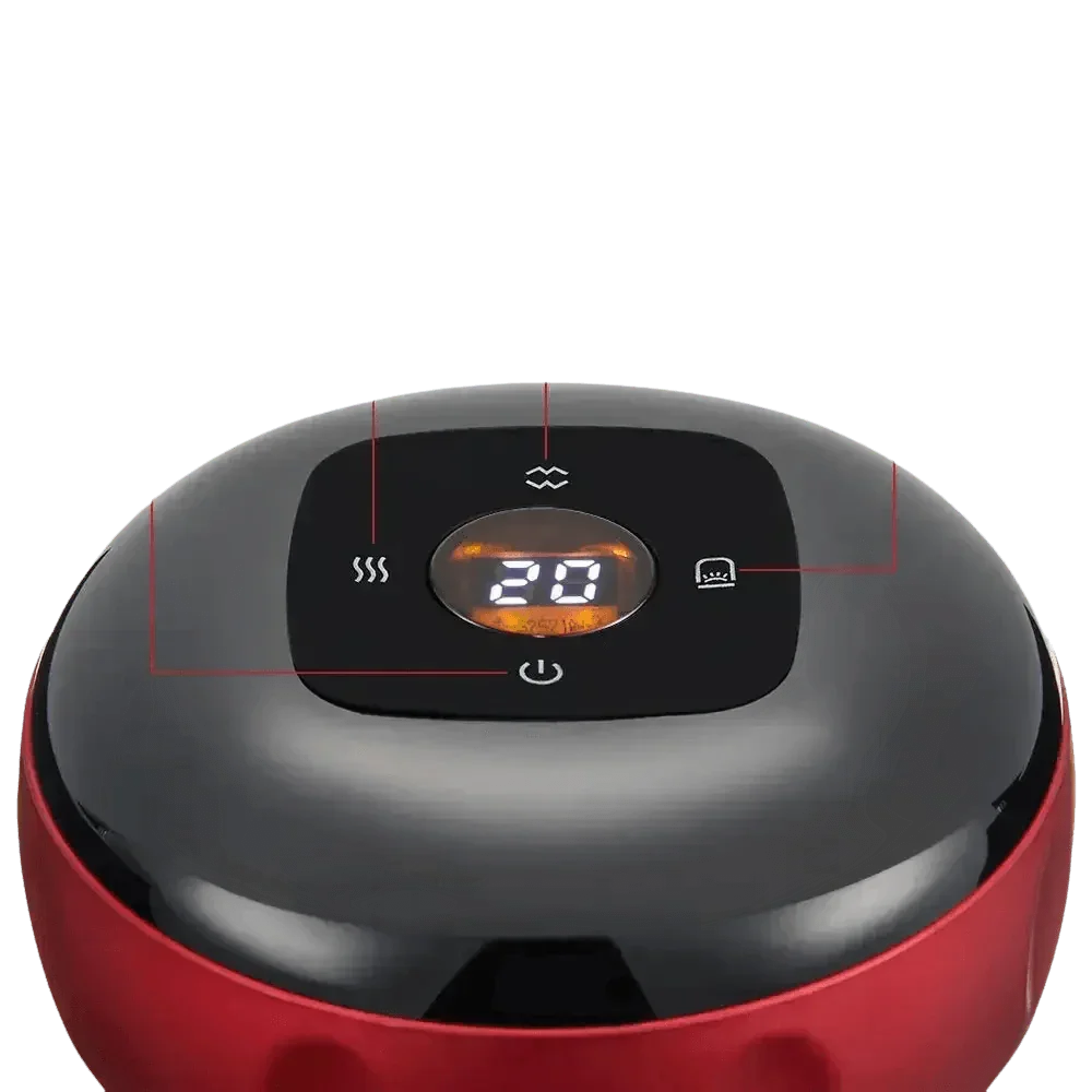 Electric Vacuum Cupping Massager Red Light Heating Electric Vacuum Cupping Massager by MOKARLE Healthy Life Store