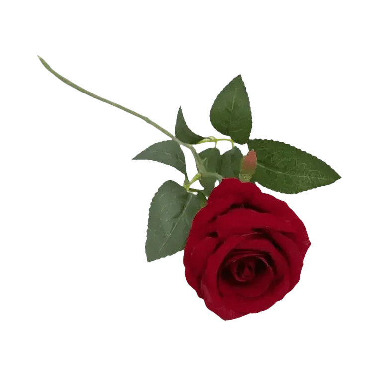 Red Roses in Vase Beautiful Silk Artificial Rose Flowers Roses by Kahaul Official Store