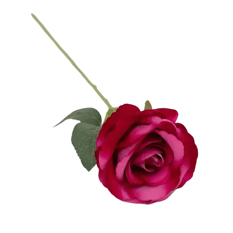 Red Roses in Vase Beautiful Silk Artificial Rose Flowers Roses by Kahaul Official Store