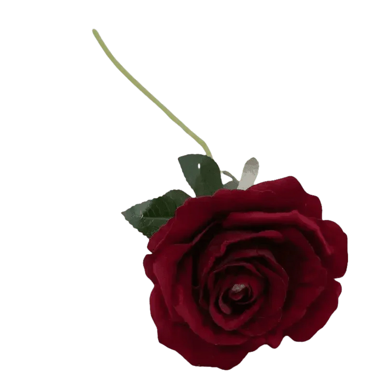 Red Roses in Vase Beautiful Silk Artificial Rose Flowers Roses by Kahaul Official Store