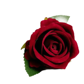 Red Roses in Vase Beautiful Silk Artificial Rose Flowers Roses by Kahaul Official Store