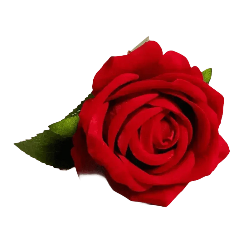 Red Roses in Vase Beautiful Silk Artificial Rose Flowers Roses by Kahaul Official Store