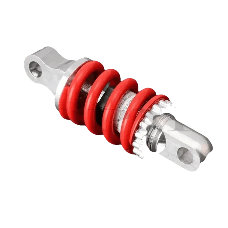 Red Silver Motorcycle Shock Absorber Rear Suspension Shocks by SPZ RACING 2nd Official Store