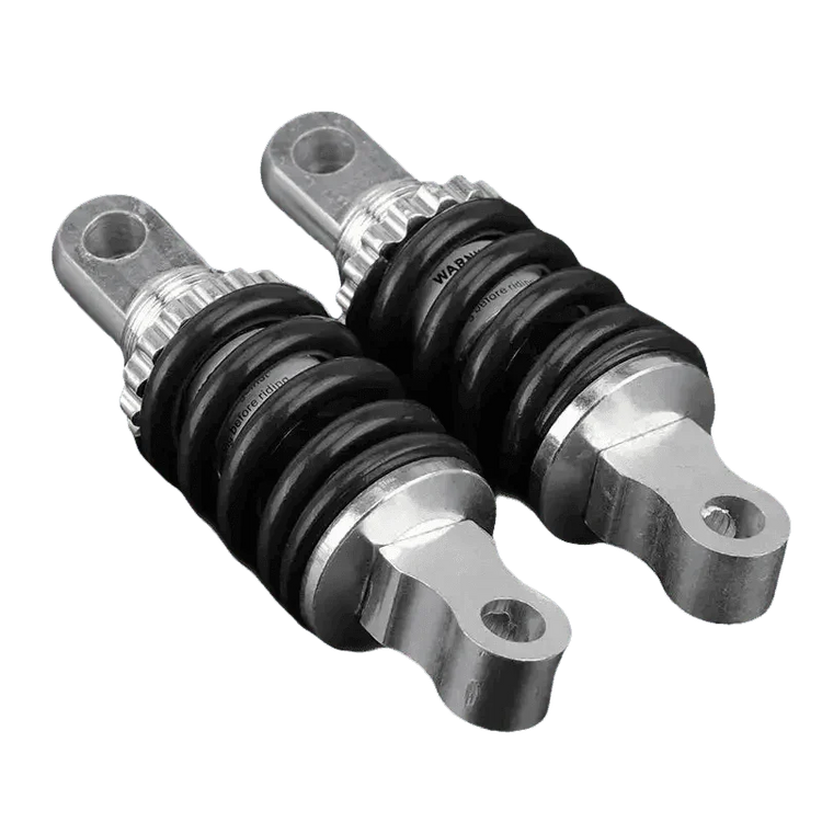 Red Silver Motorcycle Shock Absorber Rear Suspension Shocks by SPZ RACING 2nd Official Store
