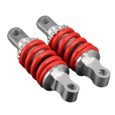 Red Silver Motorcycle Shock Absorber Rear Suspension Shocks by SPZ RACING 2nd Official Store