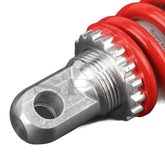 Red Silver Motorcycle Shock Absorber Rear Suspension Shocks by SPZ RACING 2nd Official Store