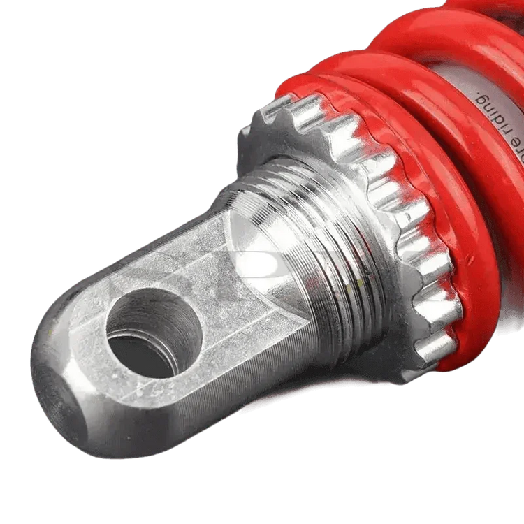 Red Silver Motorcycle Shock Absorber Rear Suspension Shocks by SPZ RACING 2nd Official Store