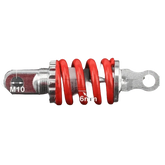Red Silver Motorcycle Shock Absorber Rear Suspension Shocks by SPZ RACING 2nd Official Store