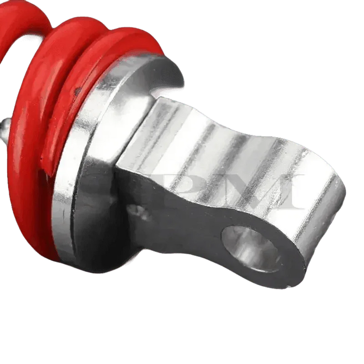 Red Silver Motorcycle Shock Absorber Rear Suspension Shocks by SPZ RACING 2nd Official Store