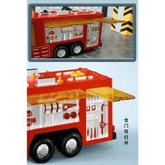 Red Toy Fire Truck with Sprayable Water Tank Fire Truck by DSERS