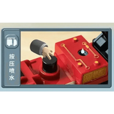 Red Toy Fire Truck with Sprayable Water Tank Fire Truck by DSERS